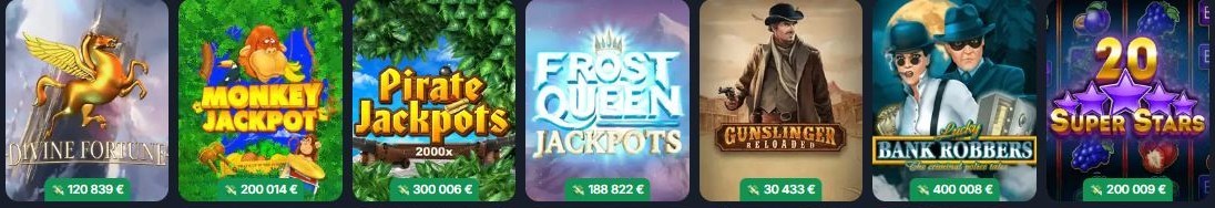 Lootrun Casino: обложки третьих 7 слотов с накопительным джекпотом